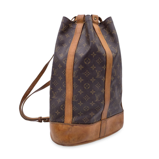 Louis Vuitton Monogram Randonnee GM Drawstring Bucket Sling Bag