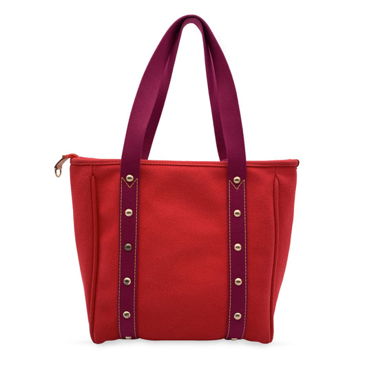 Louis Vuitton Antigua Cabas PM Hand Bag Rouge Red M40037