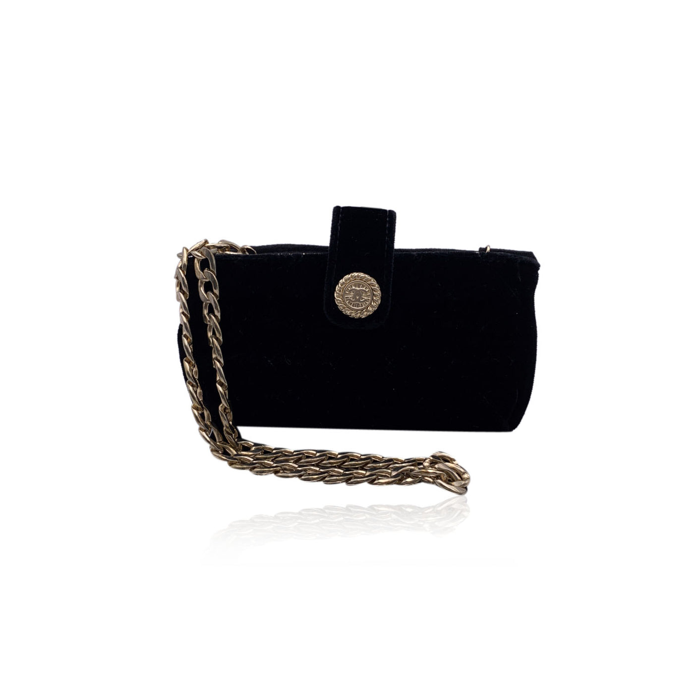 chanel velvet pouch