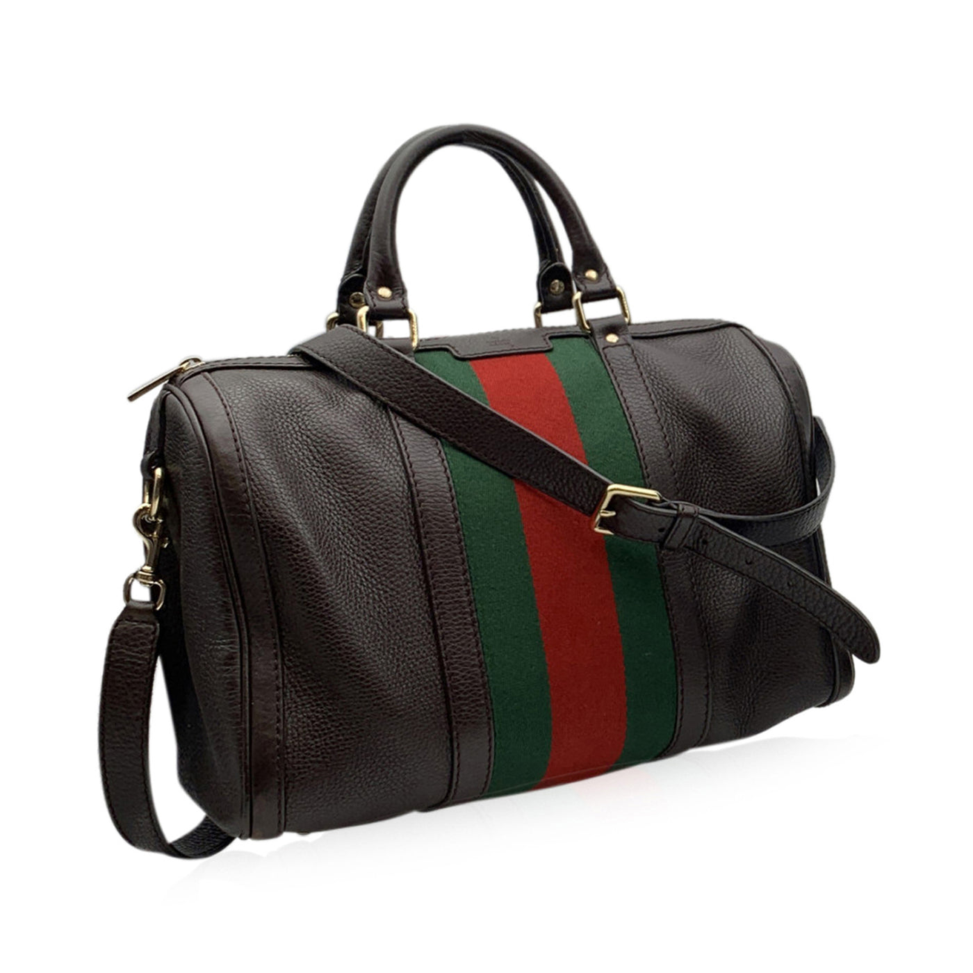 gucci boston leather