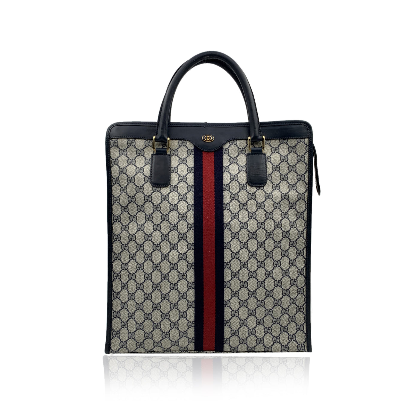 gucci blue monogram bag