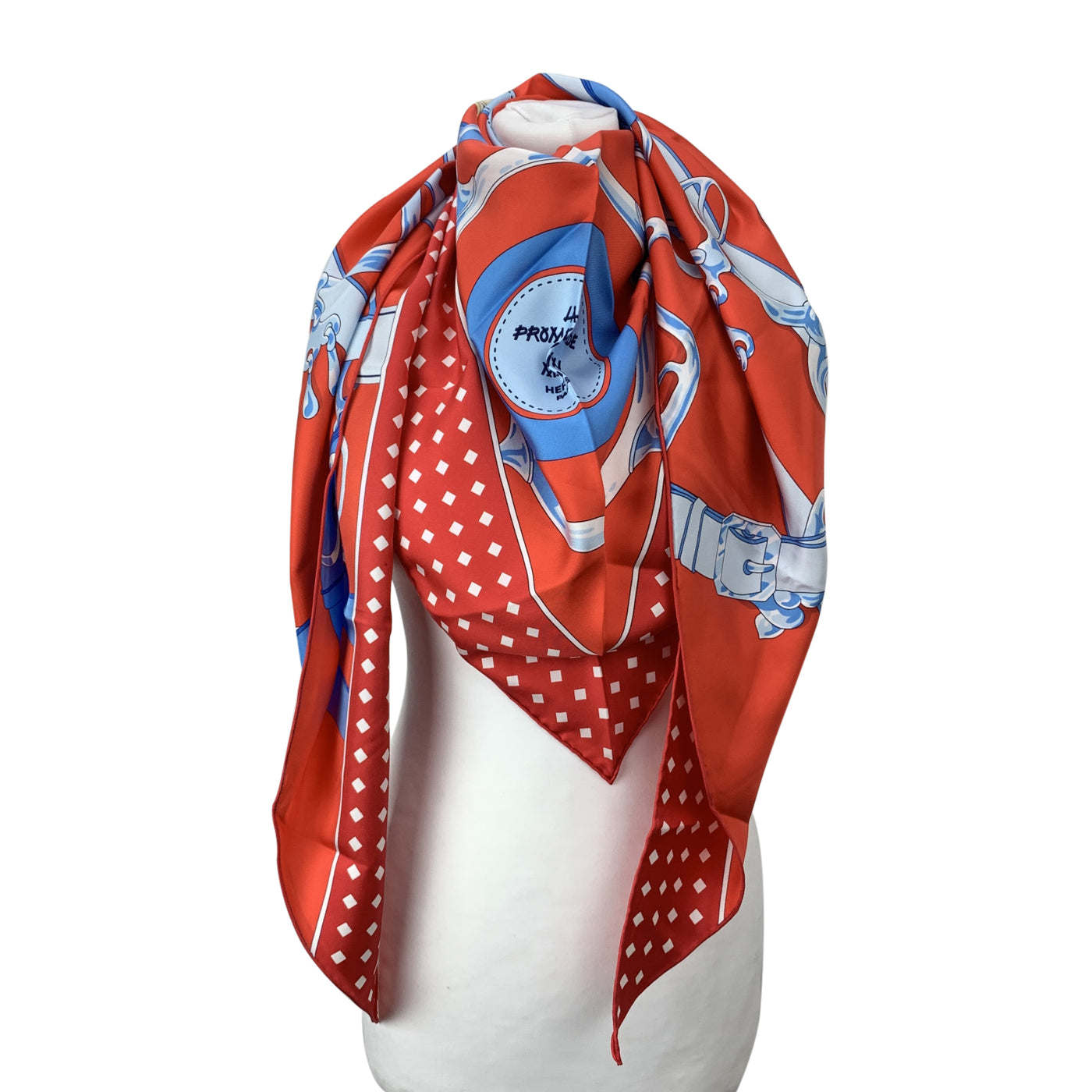 hermes triangle scarf