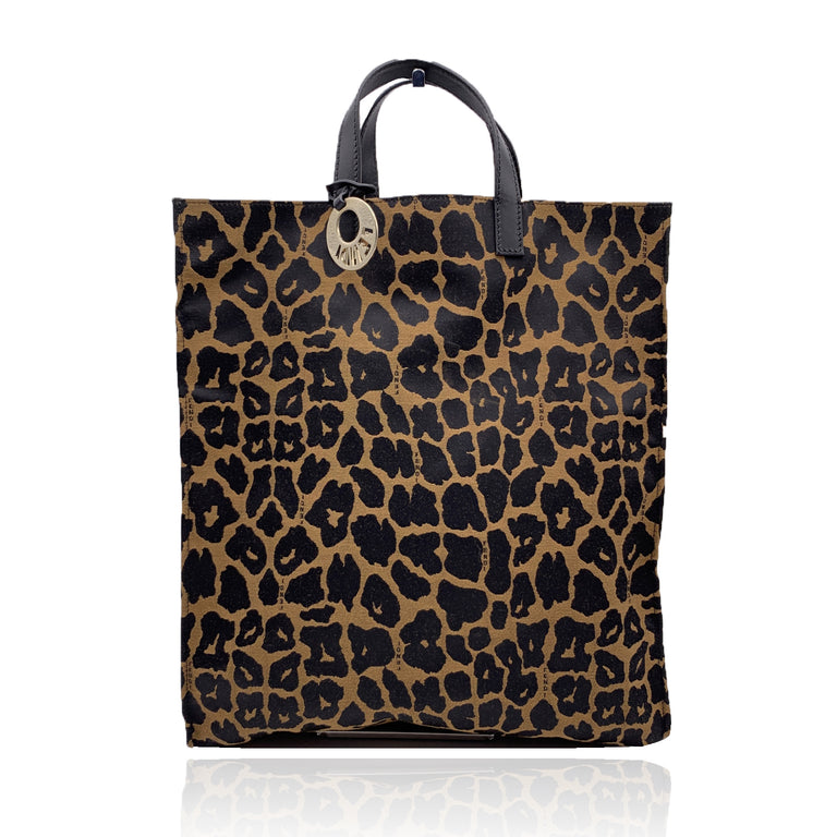 fendi leopard tote