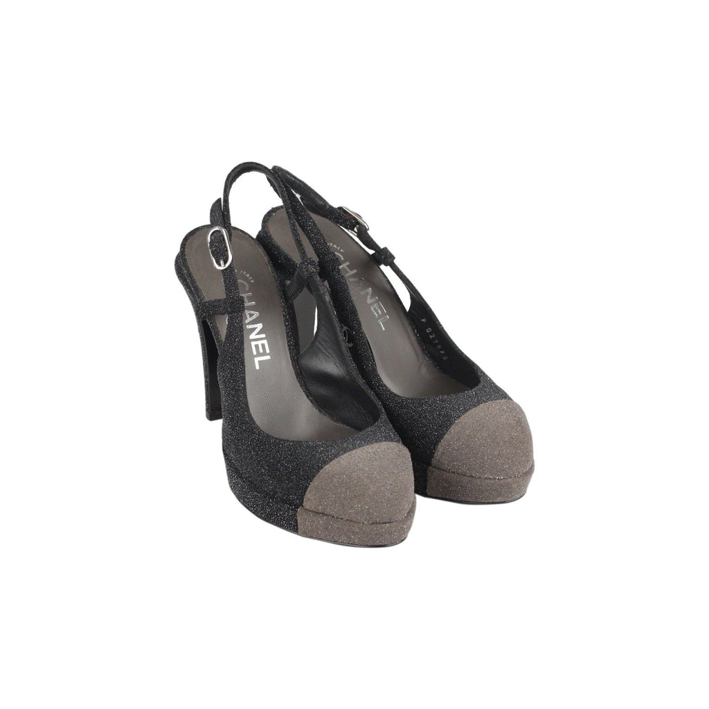 slingback cap toe