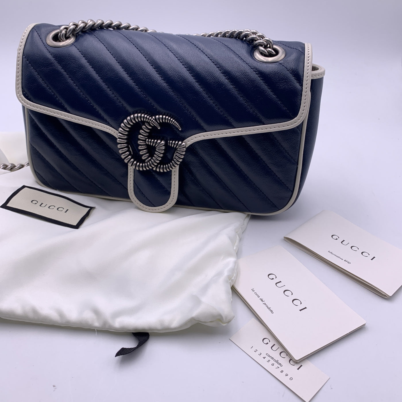 navy blue gucci