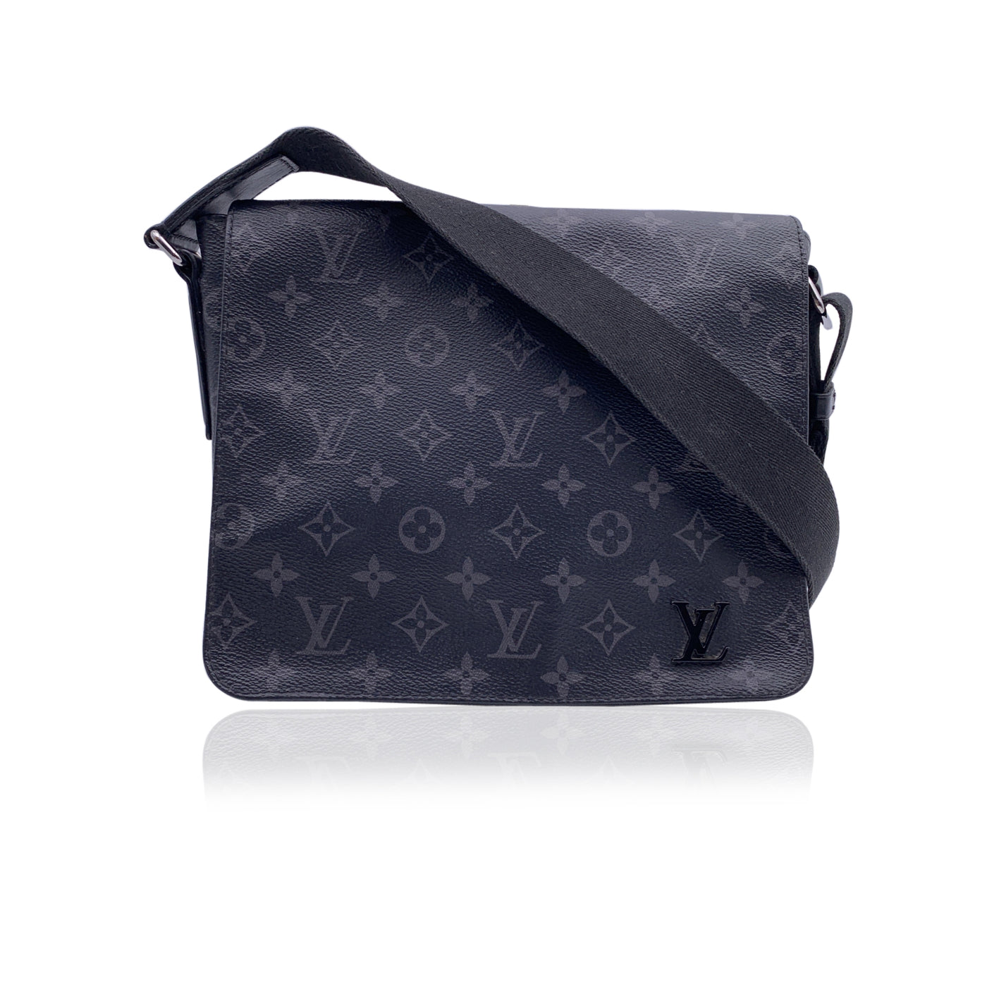 Louis Vuitton Monogram Black Eclipse District PM Messenger Bag (2017)