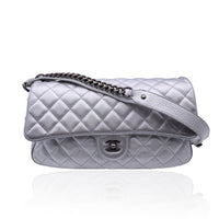 Chanel Rock in Moscow Grey Abstract Print Nylon Accordion Flap Bag – OPA  Vintage