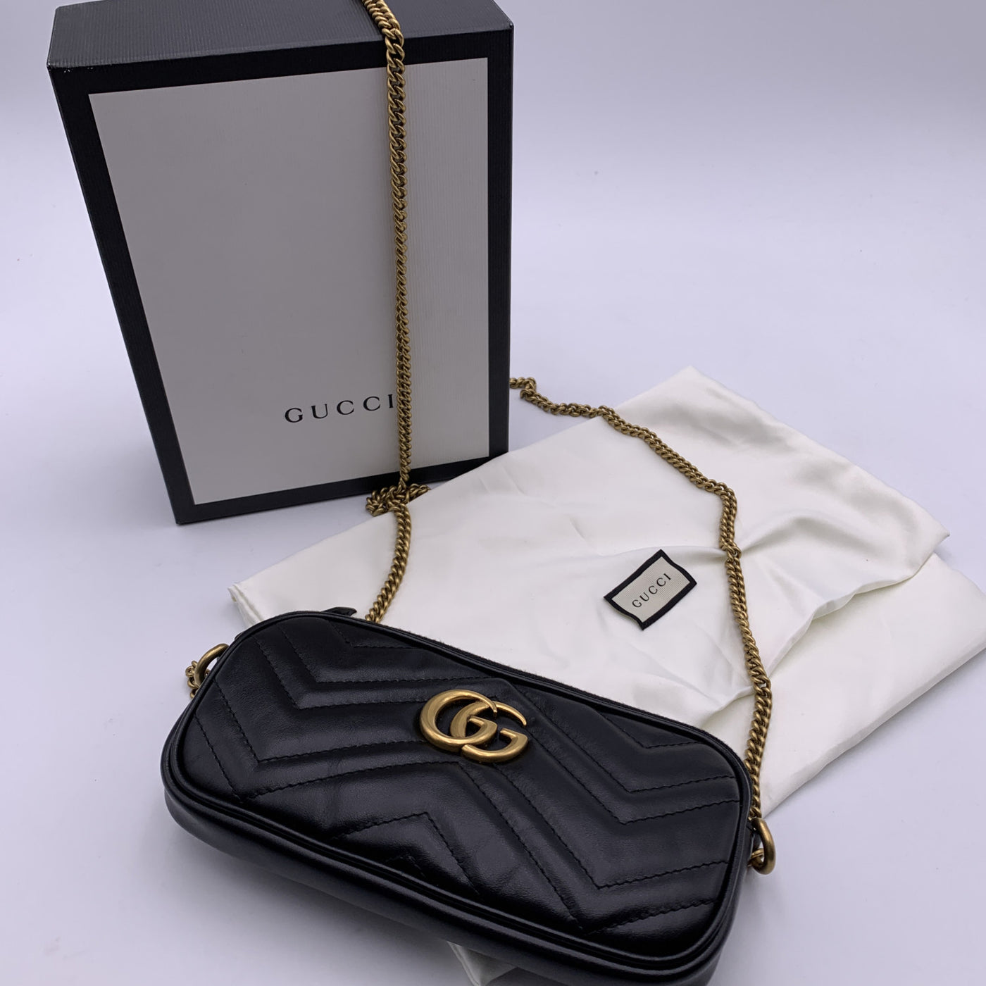 gucci marmont woc black