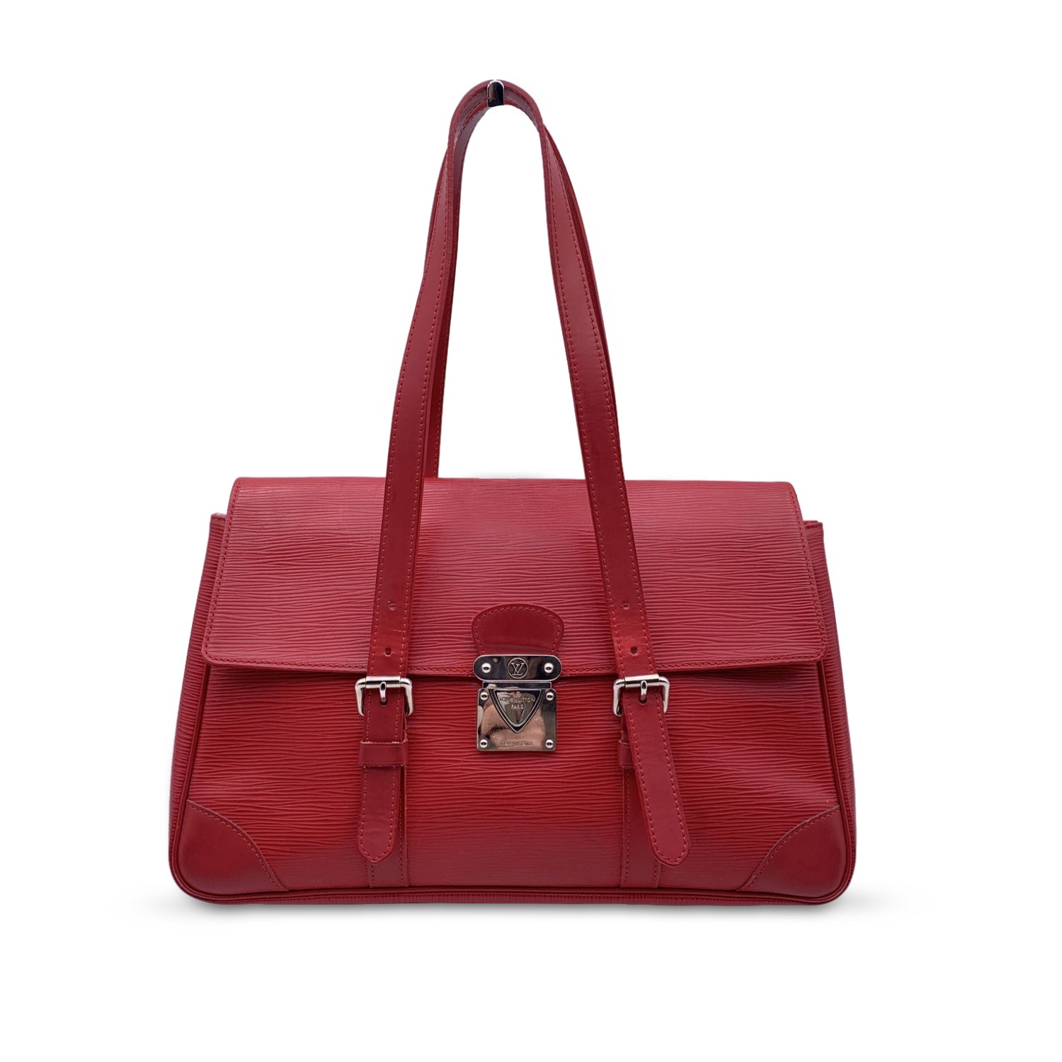 Louis Vuitton Red Epi Leather Segur PM handbag