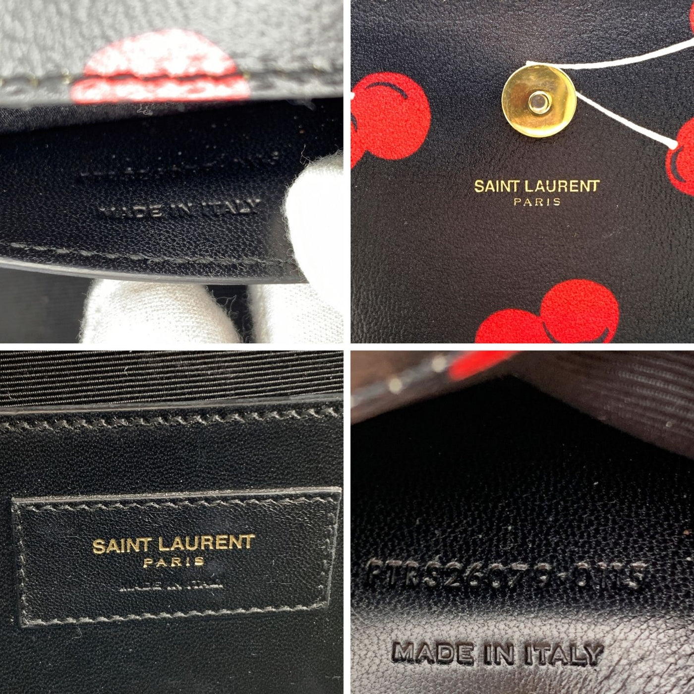 ysl cherry clutch