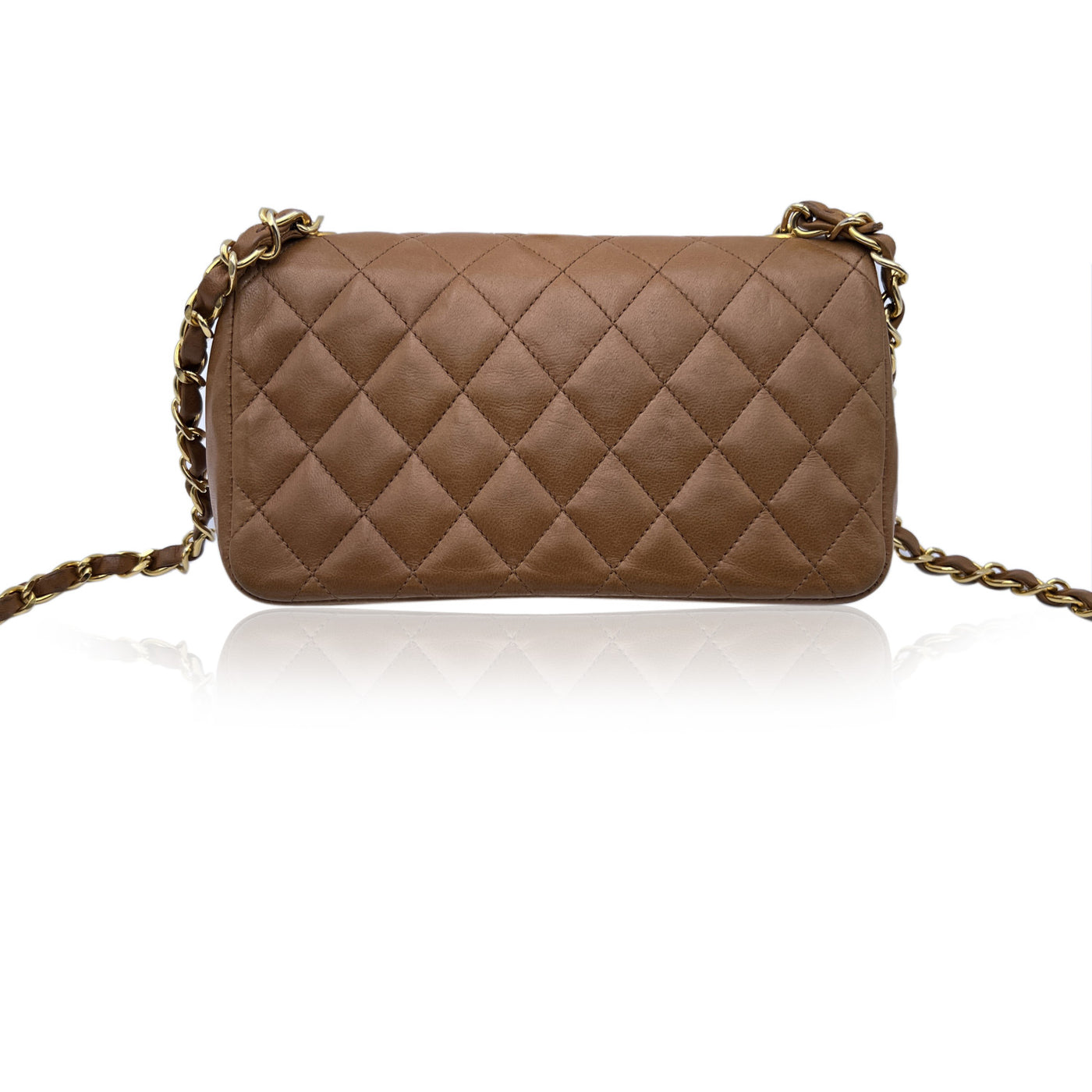 brown quilted chanel bag