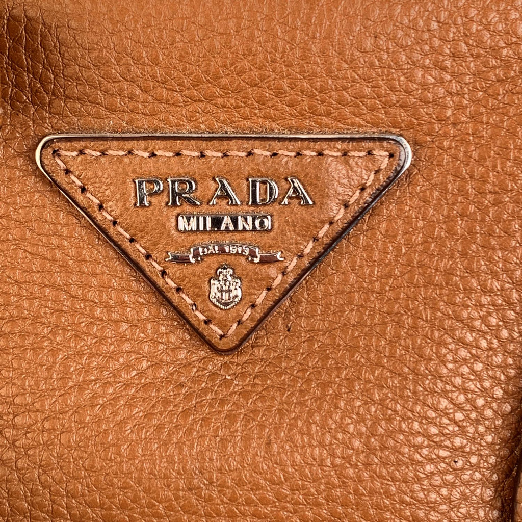 tan prada purse