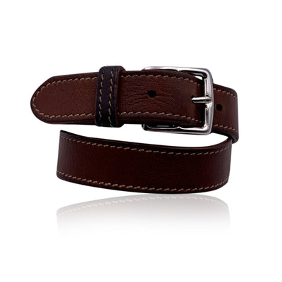 Louis Vuitton LV Buckle Belt in Brown Damier Leather ref.957970