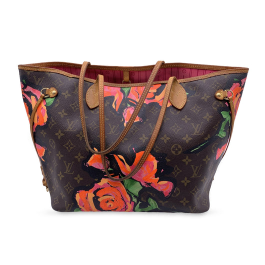 Louis Vuitton Monogram Canvas Limited Edition Stephen Sprouse Roses  Neverfull MM