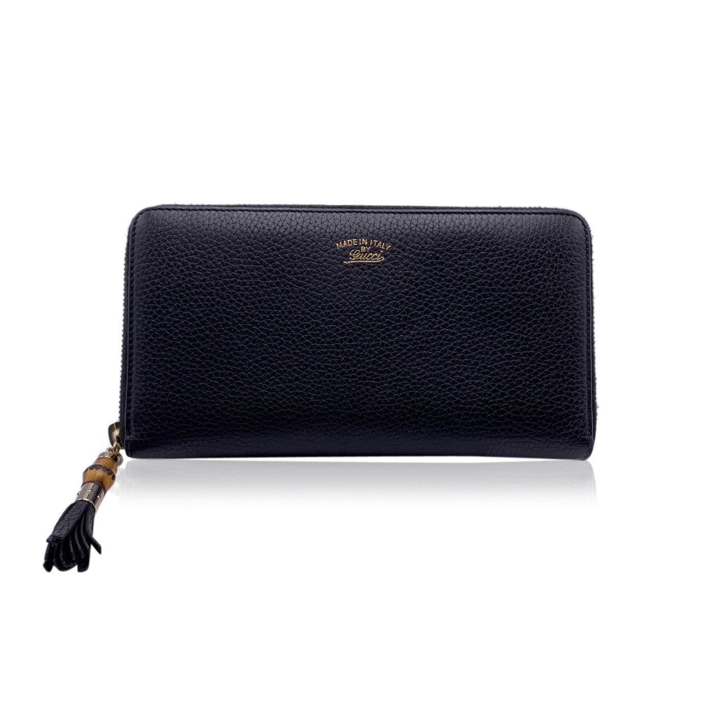 gucci wallet bamboo tassel