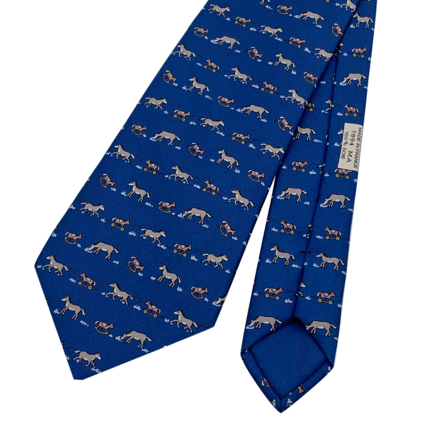 hermes tie horse