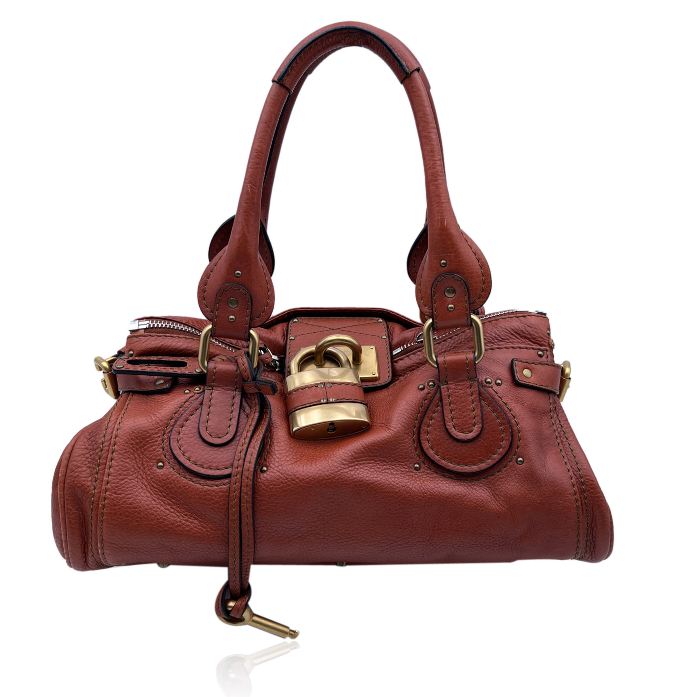 chloe brown tote bag