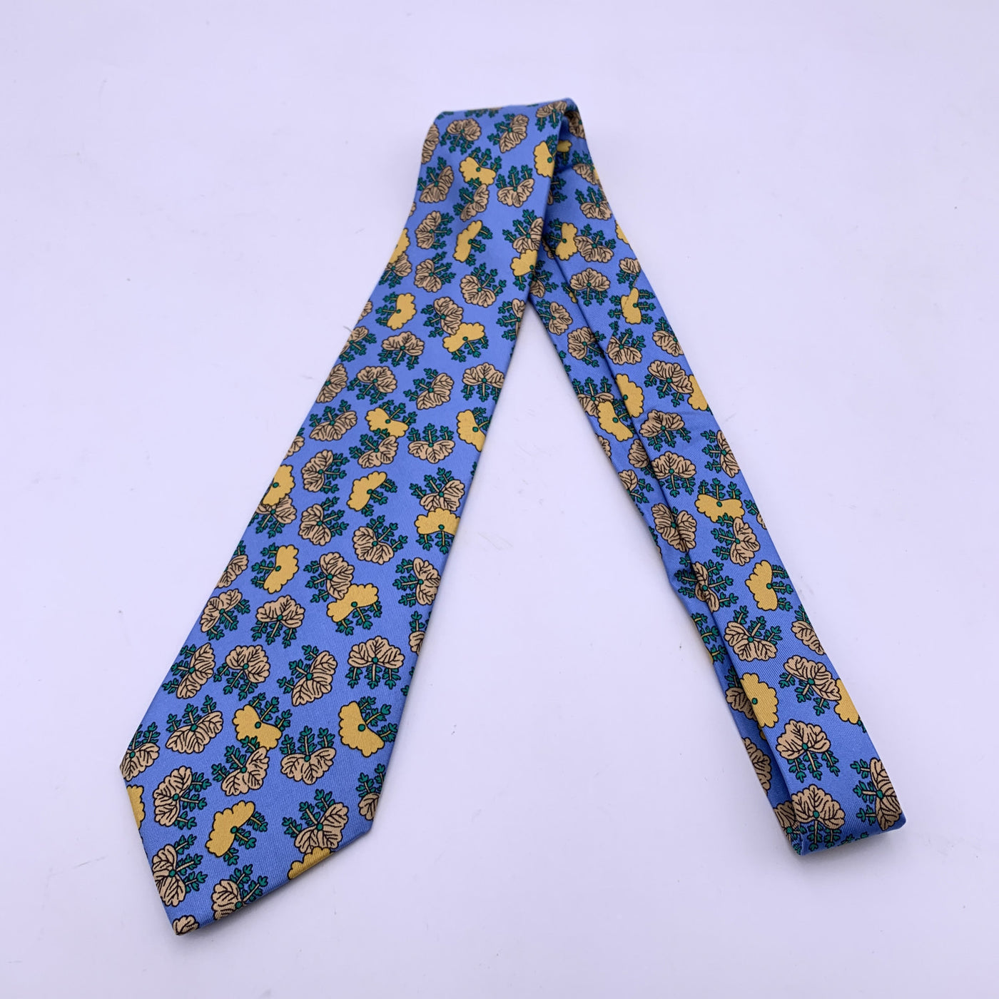 hermes light blue tie