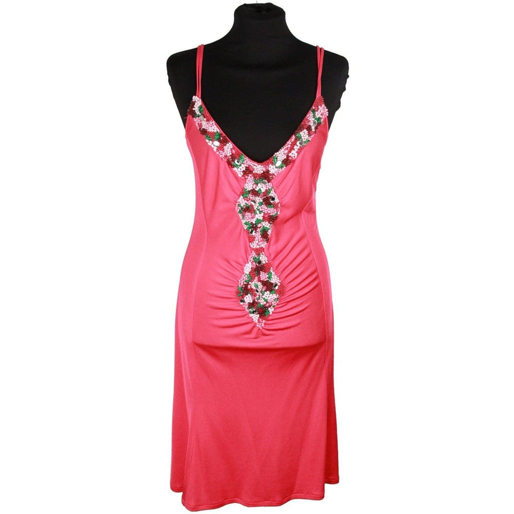 hot pink cami dress