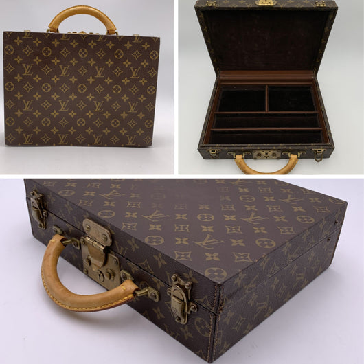 LOUIS VUITTON Boite Bijoux Monogram Vintage Jewelry Case