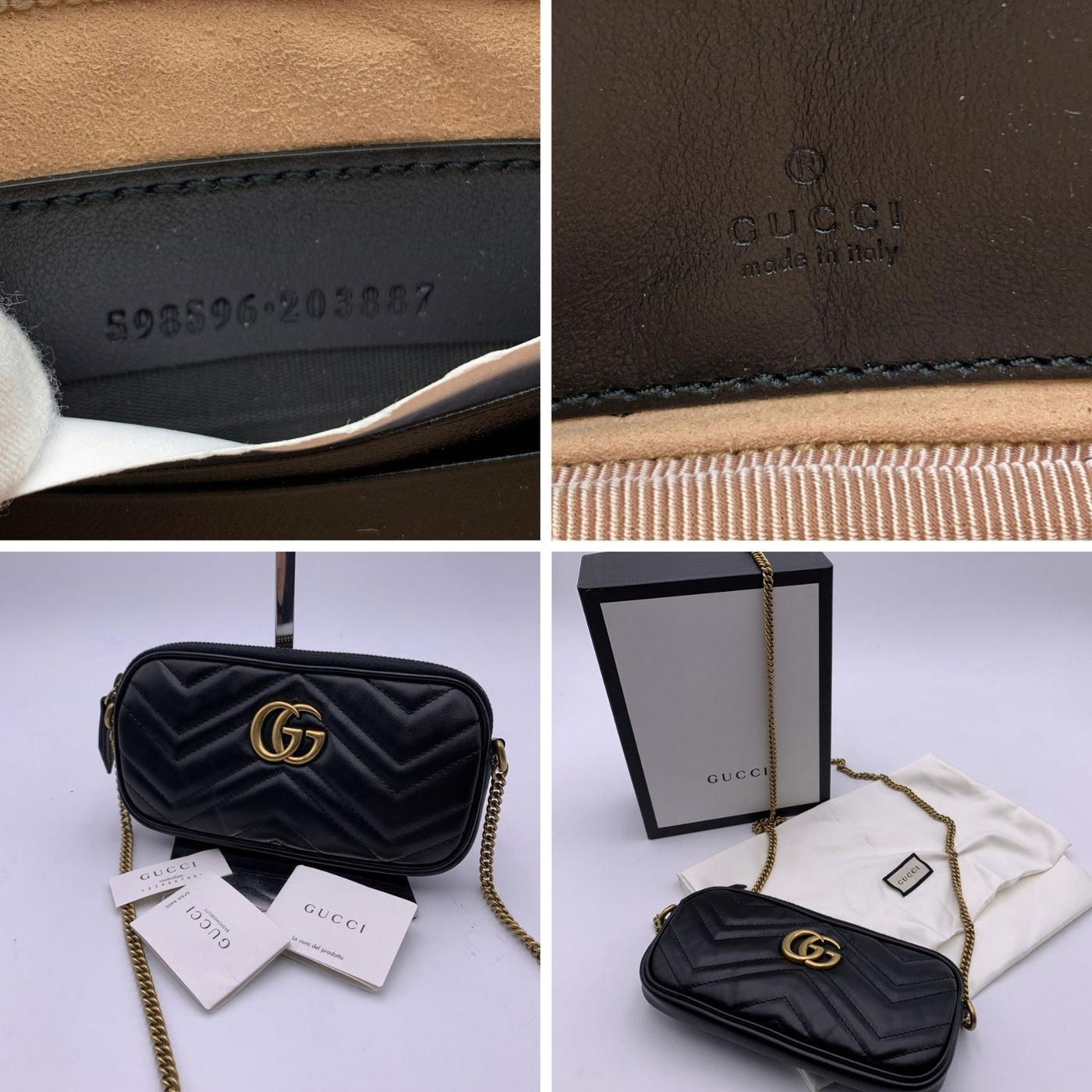 gucci black woc