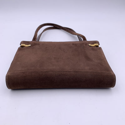 Gucci Vintage Rare 1960s Brown Convertible Three Way Handbag
