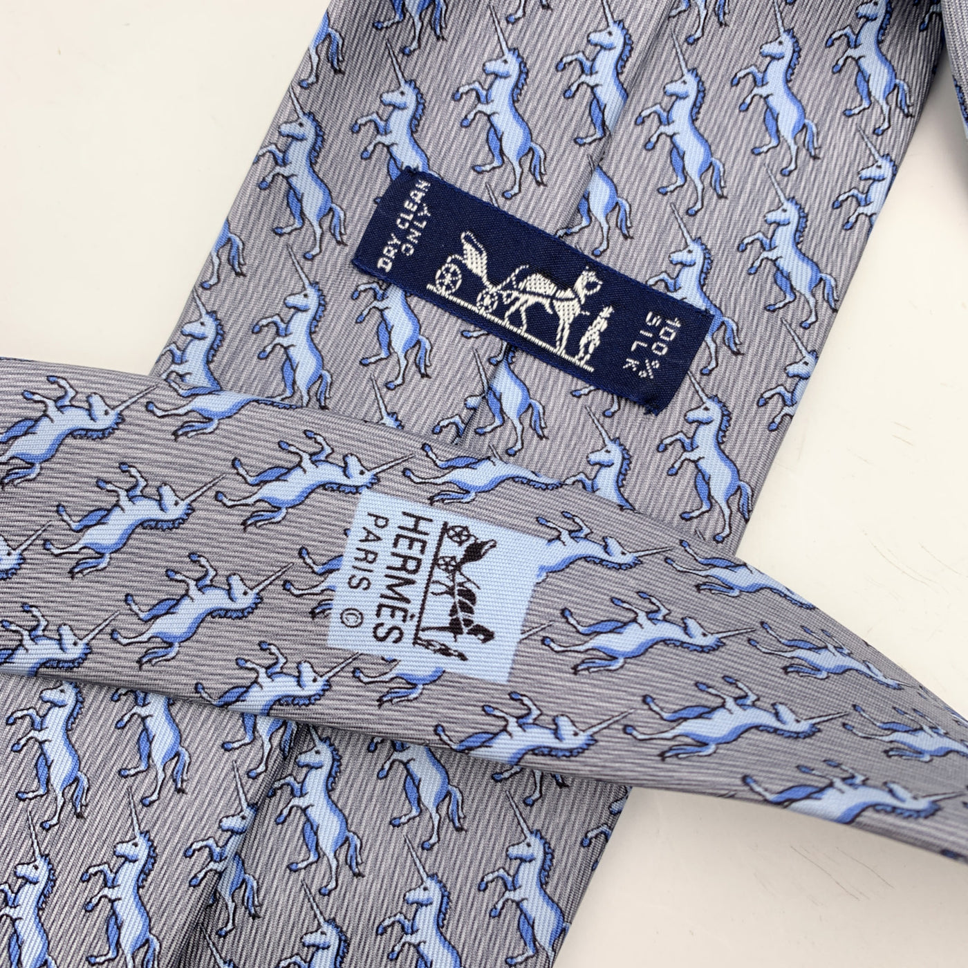 hermes unicorn tie