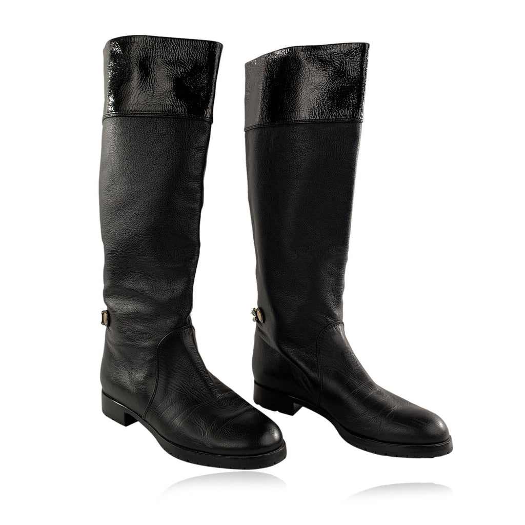 marc jacobs leather boots