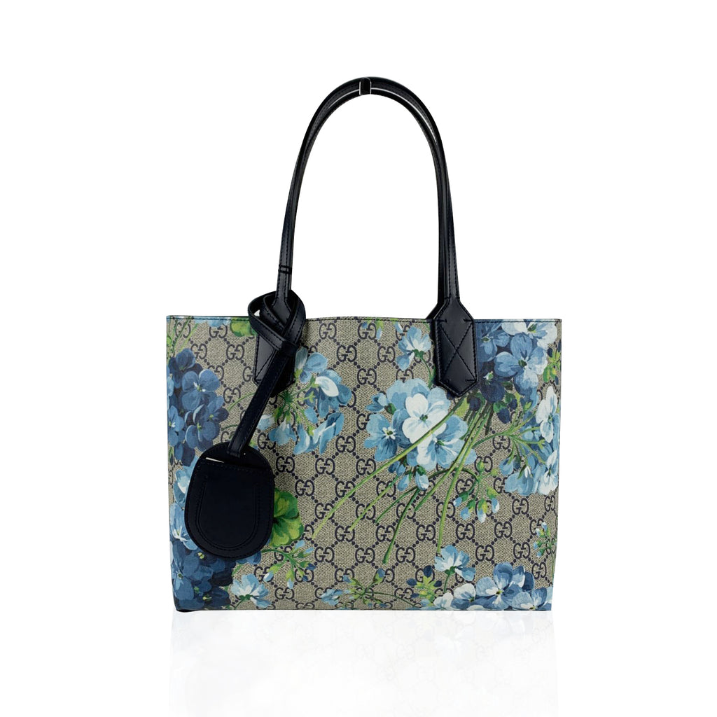 reversible gg blooms medium tote