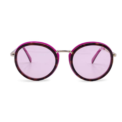 Louis Vuitton Pink Sunglasses Handmade in Italy Butterfly Mod. LUCIA 03  58/18 Acetate ref.631657 - Joli Closet