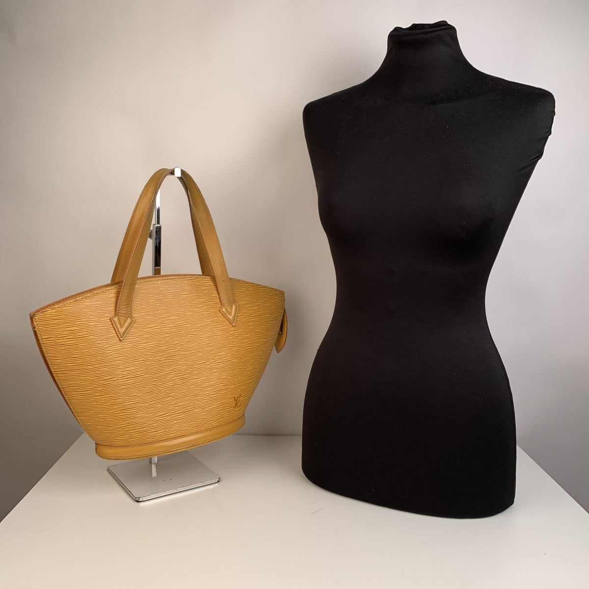 Louis Vuitton Vintage Yellow Epi Leather Saint Jacques PM Bag