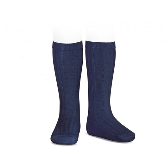 toddler navy blue knee socks