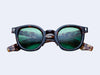 round sunglasses Mont Blanc by Jacques Marie Mage and White Mountaineering