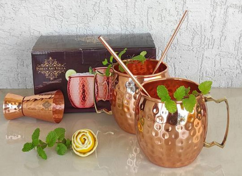 Copper Moscow Mule Mugs