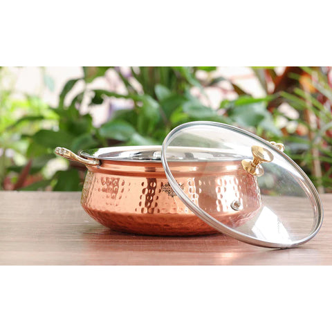 copper serving utensils