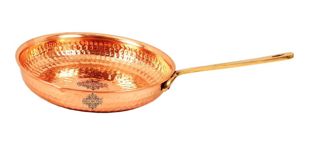 Indian Traditional Pure Copper Lagan Handi Chaffing Dish Pan For Cookware