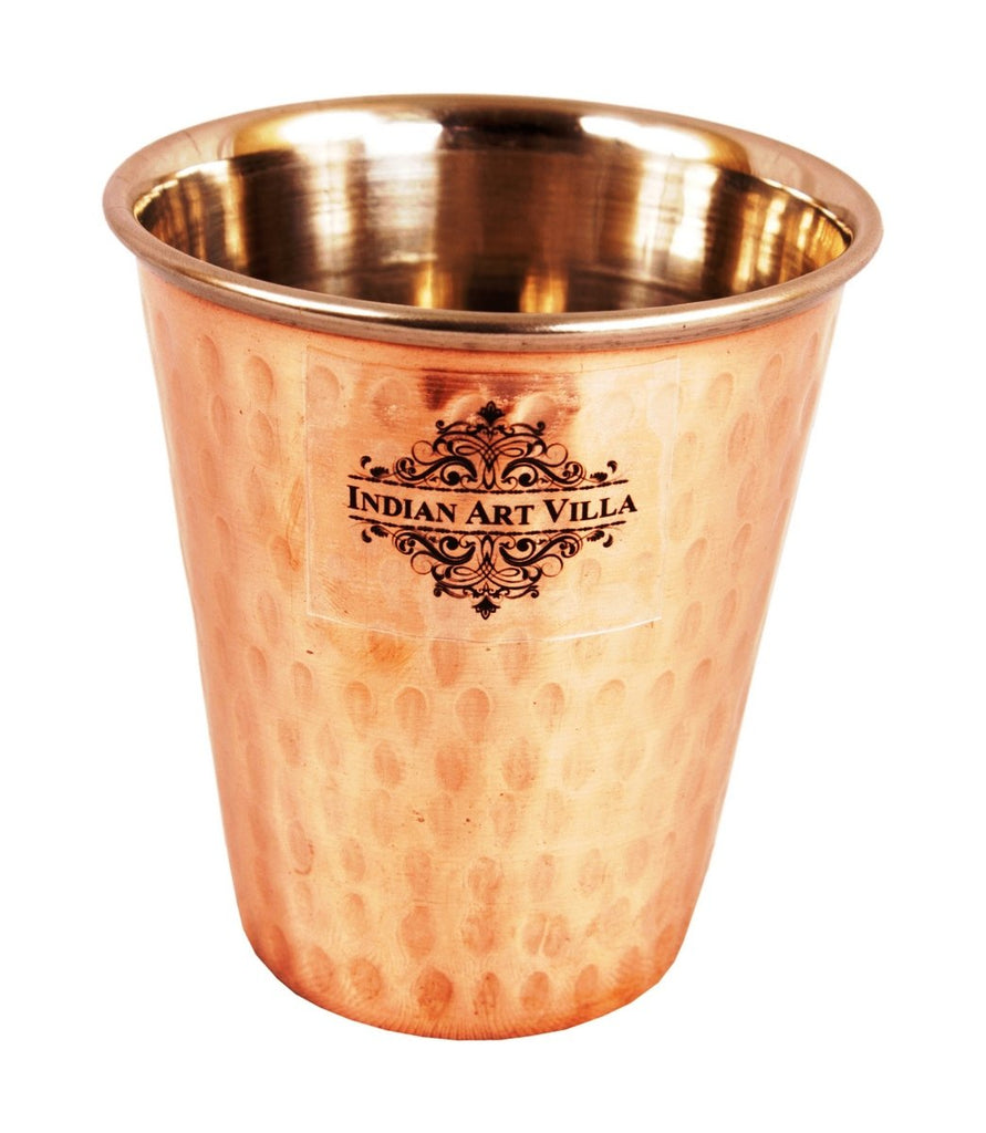 INDIAN ART VILLA Steel Plain Glass Tumbler Cup Serving Drinking Water –  IndianArtVilla