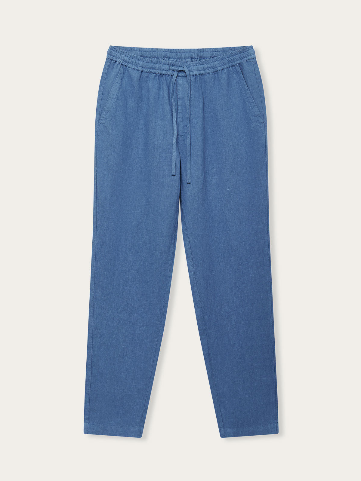 Men’s Deep Blue Eleuthera Linen Trousers