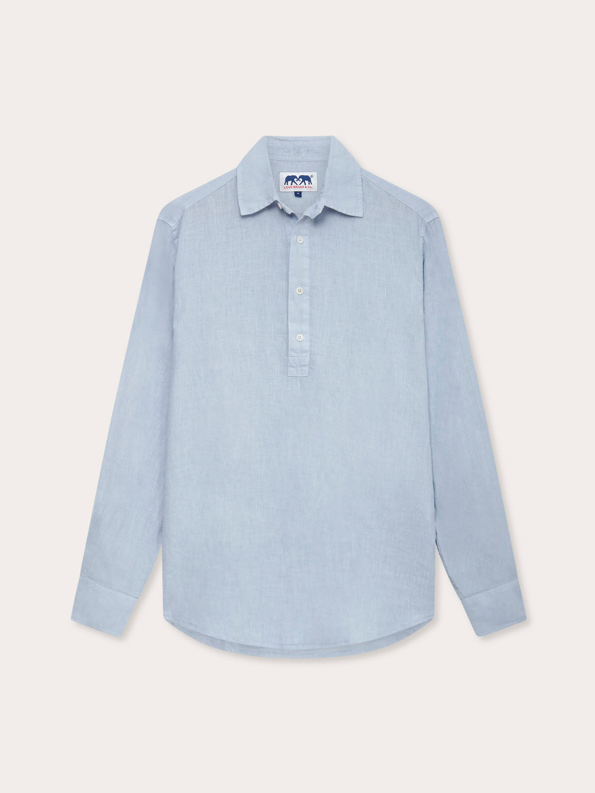 Men’s Sky Blue Hoffman Linen Shirt