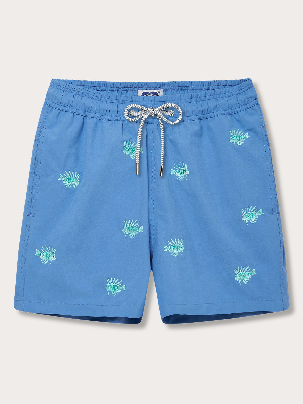 Men’s Fish Fry Embroidered Staniel Swim Shorts