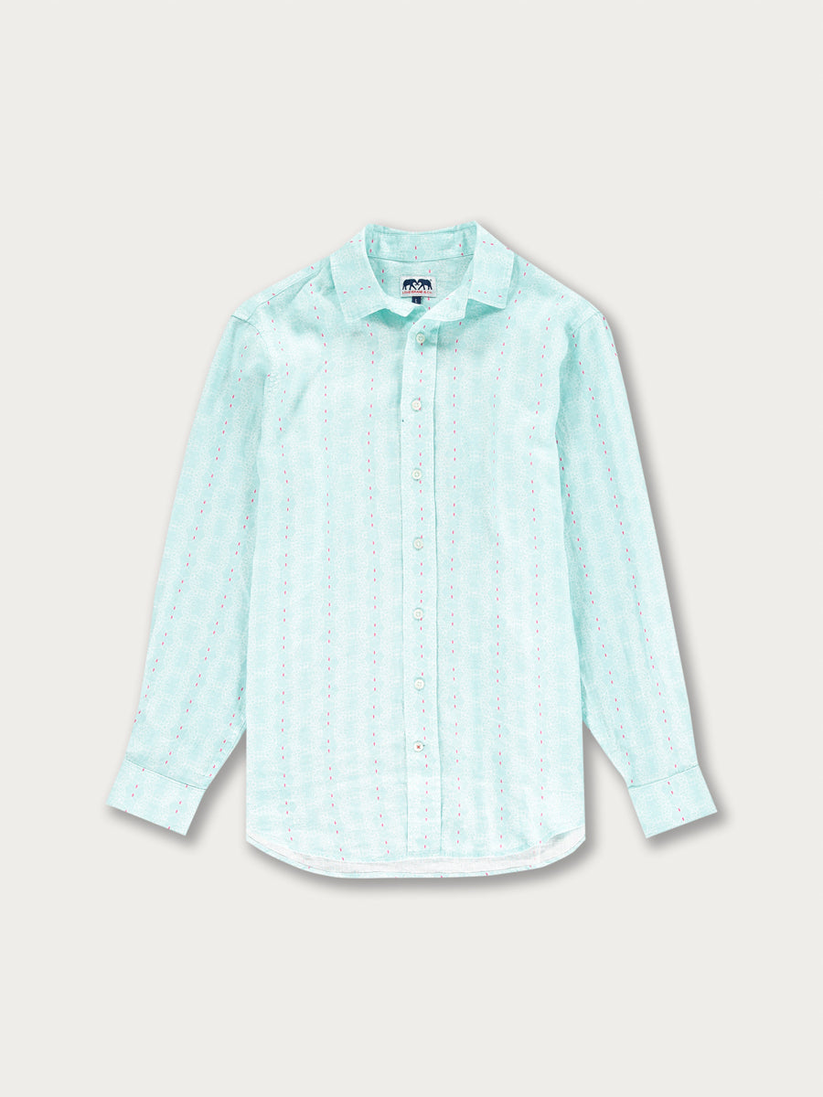 Men’s Circle of Life Abaco Linen Shirt