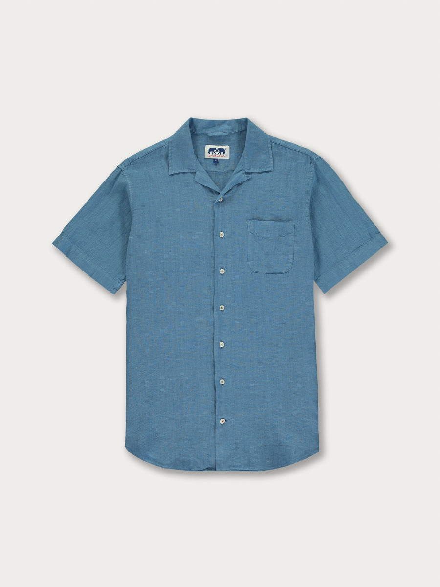 Men’s French Blue Arawak Linen Shirt