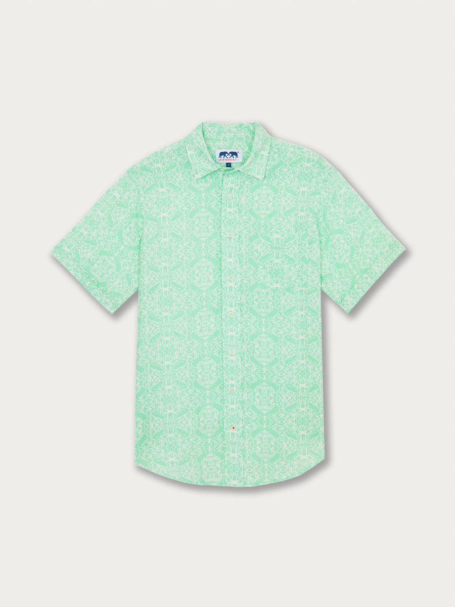 Men’s Island Iguana Manjack Linen Shirt