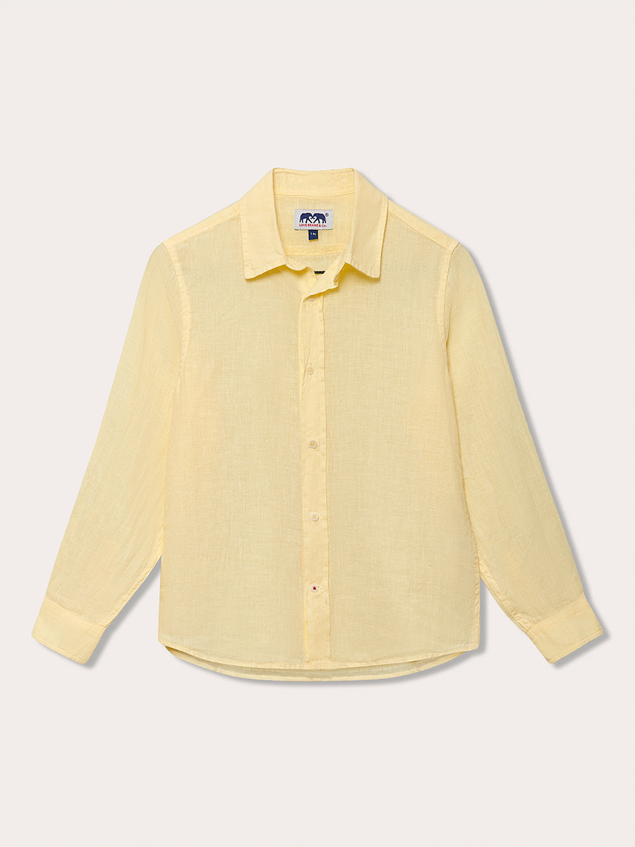 Boys Limoncello Abaco Linen Shirt