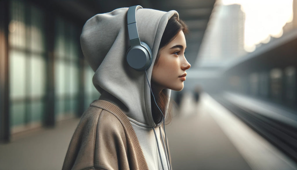 Headphones Over a Hoodie image 2