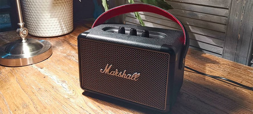 Marshall Kilburn Portable Bluetooth Speaker - a stylish, genuine vintage look and feel