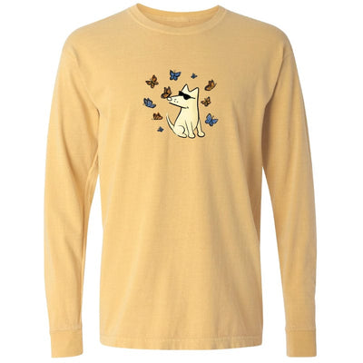 Yankee Poodle - Classic Long-Sleeve T-Shirt Small / Bluestone