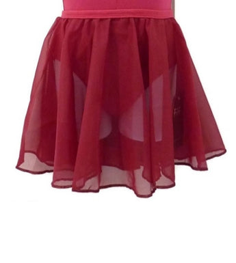 Plum Ballet Skirt | Chiffon Circular Ballet Skirt | ISTD Approved ...