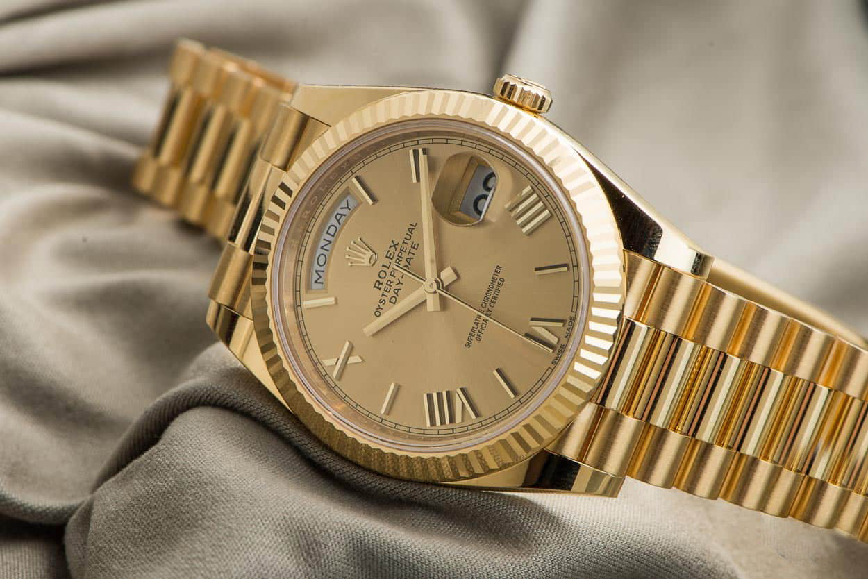 rolex day-date 40 yellow gold