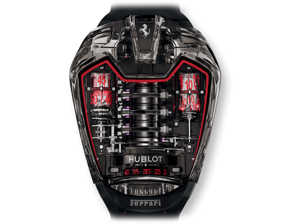 Двигатели часов. Hublot MP-05 LAFERRARI aperta. Часы Хублот Феррари. Hublot Ferrari MP-05. Hublot MP-05 LAFERRARI watch.